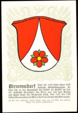 Wappen von/Blason de Birmensdorf