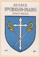 Blason de Sainte-Croix-en-Plaine/Arms (crest) of Sainte-Croix-en-Plaine