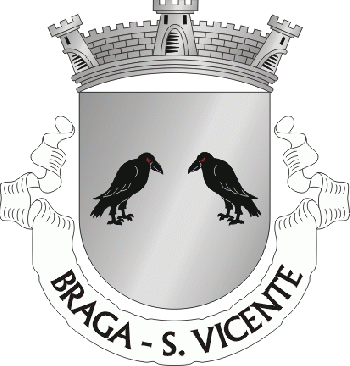 Brasão de São Vicente (Braga)/Arms (crest) of São Vicente (Braga)