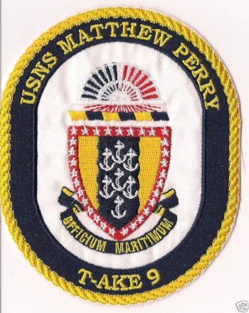 Coat of arms (crest) of the Dry Cargo Ship USNS Matthew Perry (T-AKE-9)