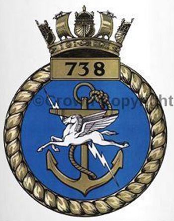 Coat of arms (crest) of the No 738 Squadron, FAA