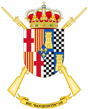 Protected Infantry Battalion San Quintin I-3, Spanish Army.png