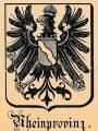 Wappen von Rheinprovinz/ Arms of Rheinprovinz