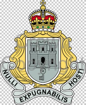 Arms of The Royal Gibraltar Regiment, British Army