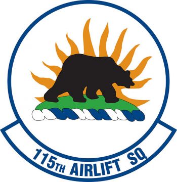 Coat of arms (crest) of the 115th Airlift Squadron, California Air National Guard