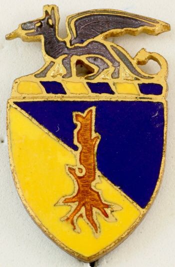 Coat of arms (crest) of 1st Chemical Regiment, US Army