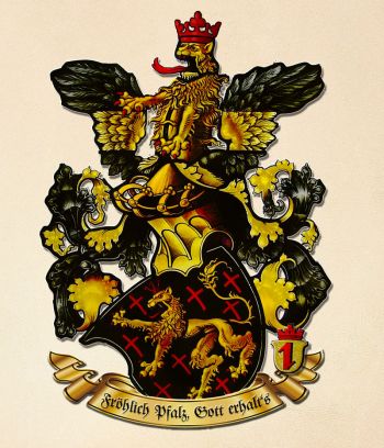 Wappen von Katholische Deutsche Studentenverbindung Churpfalz zu Mannheim/Arms (crest) of Katholische Deutsche Studentenverbindung Churpfalz zu Mannheim