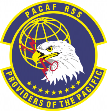 Coat of arms (crest) of the PACAF Regional Supply Squadron, US Air Force