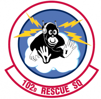 Coat of arms (crest) of the 102nd Rescue Squadron, New York Air National Guard