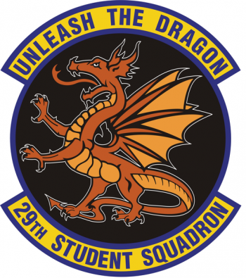 Coat of arms (crest) of the 29th Student Squadron, US Air Force