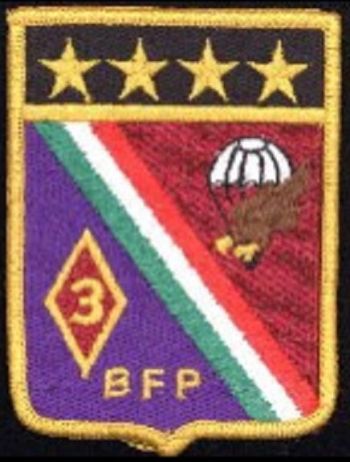 Coat of arms (crest) of the 3rd Parachute Fusiliers Battalion, Mexican Air Force