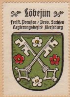 Wappen von Löbejün/Arms (crest) of Löbejün