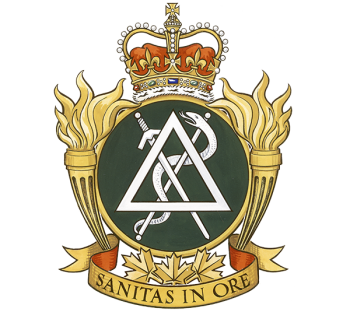 Coat of arms (crest) of the Dental Services School, Canada