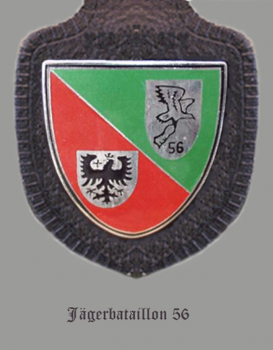 Coat of arms (crest) of the Jaeger Battalion 56, German Army