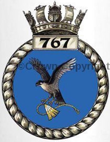 Coat of arms (crest) of the No 767 Squadron, FAA