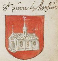 Blason de Saint-Pierre-le-Moûtier/Arms (crest) of Saint-Pierre-le-Moûtier