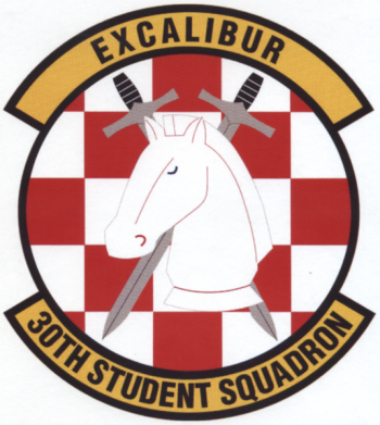 Coat of arms (crest) of the 30th Student Squadron, US Air Force