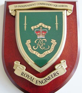 Coat of arms (crest) of the 59 Independent Commando Squadron, RE, British Army