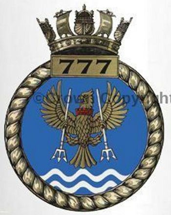 Coat of arms (crest) of the No 777 Squadron, FAA