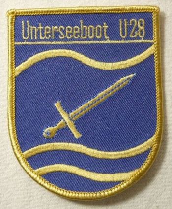 Coat of arms (crest) of the Submarine U-28, German Navy