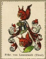 Wappen Freiherr von Lescurault