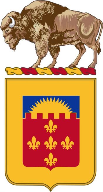 Coat of arms (crest) of the 349th Armored Field Artillery Battalion, Wyoming Army National Guard