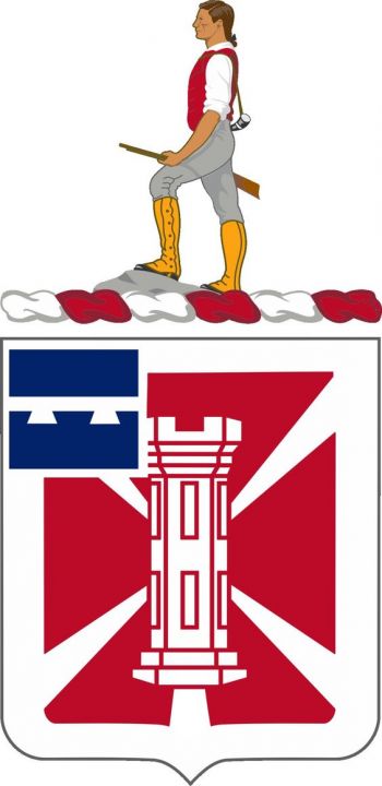 Coat of arms (crest) of 363rd Engineer Battalion, US Army