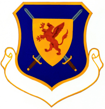 Coat of arms (crest) of the 487th Security Police Group, US Air Force