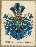Wappen Freiherr von der Becke