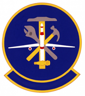 Coat of arms (crest) of the 857th Civil Engineer Squadron, US Air Force