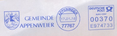 Wappen von Appenweier/Coat of arms (crest) of Appenweier