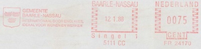 Wapen van Baarle-Nassau / Arms of Baarle-Nassau