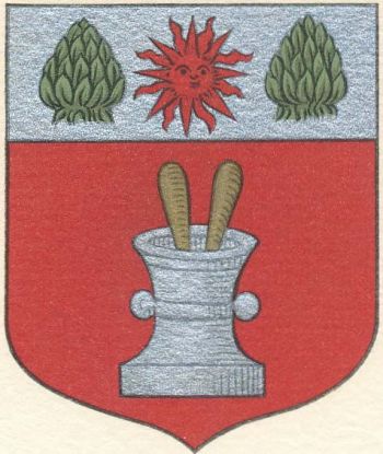 Coat of arms (crest) of Master Pharmacists in Machecoul