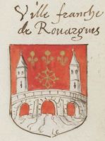 Blason de Villefranche-de-Rouergue/Arms (crest) of Villefranche-de-Rouergue