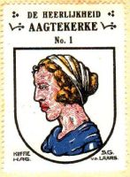Wapen van Aagtekerke/Arms (crest) of Aagtekerke