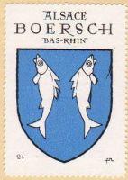 Blason de Bœrsch/Arms (crest) of Bœrsch