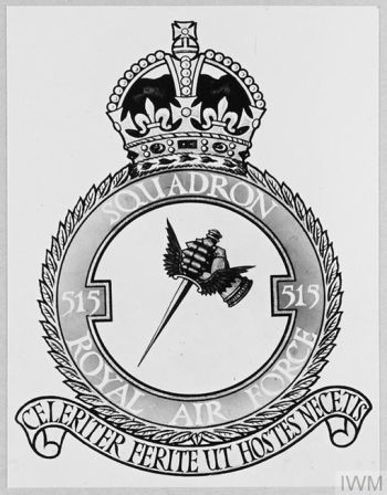 Coat of arms (crest) of the No 515 Squadron, Royal Air Force