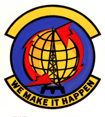 Coat of arms (crest) of the 509th Communications Squadron, US Air Force