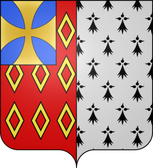 Arms of Ferdinand-Maximilien-Mériadec de Rohan-Guémené