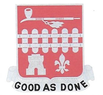 Coat of arms (crest) of 107th Engineer Battalion, Michigan Army National Guard