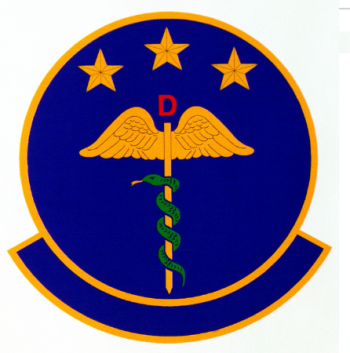 Coat of arms (crest) of the 15th Dental Squadron, US Air Force