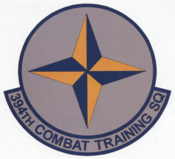 Coat of arms (crest) of the 394th Combat Training Squadron, US Air Force