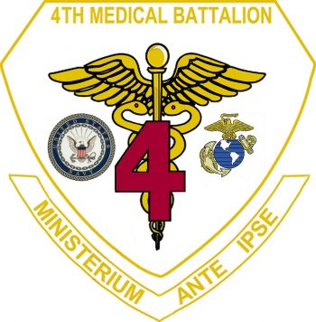 Coat of arms (crest) of the 4th Medical Battalion, USMC