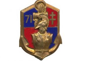 Coat of arms (crest) of the 71st Engineer Battalion, French Army