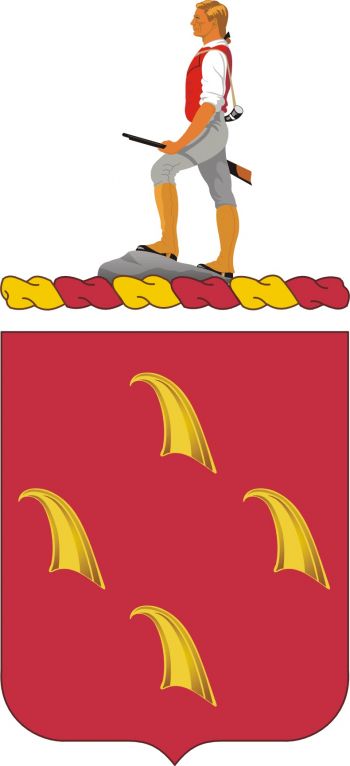 Coat of arms (crest) of 95th Regiment, US Army