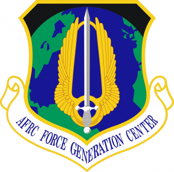 Coat of arms (crest) of the Air Force Reserve Command Force Generation Center, US Air Force