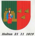 Wapen van Holten/Coat of arms (crest) of Holten