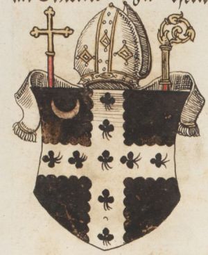 Arms (crest) of Robert Hallam