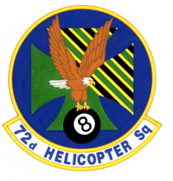 Coat of arms (crest) of the 72nd Helicopter Squadron, US Air Force