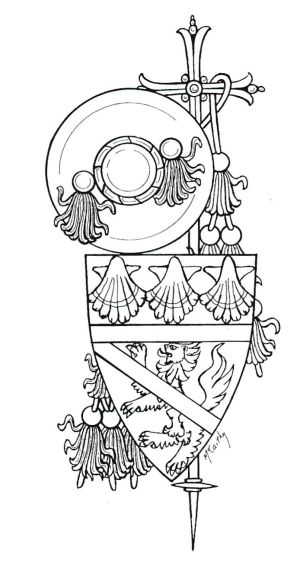 Arms (crest) of Étienne Aubert (Jr.)
